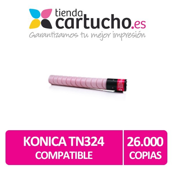 Toner compatible Konica Minolta TN324 Cyan