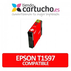Cartucho de tinta Epson T1597 rojo compatible