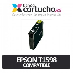Cartucho de tinta Epson T1598 negro mate compatible