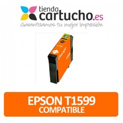 Cartucho de tinta Epson T1599 naranja compatible