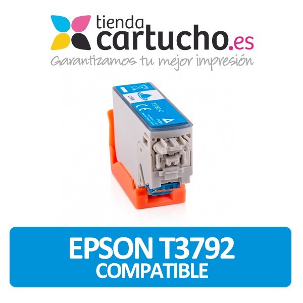 Cartucho de tinta Epson T3792/T3782 378xl cyan compatible