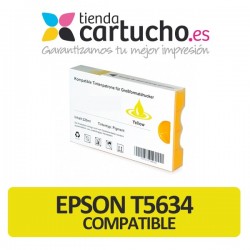 Cartucho de tinta Epson T563400 amarillo compatible