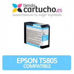 Cartucho de tinta Epson T5805 cyan light compatible