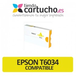 Cartucho de tinta Epson T603400 amarillo compatible