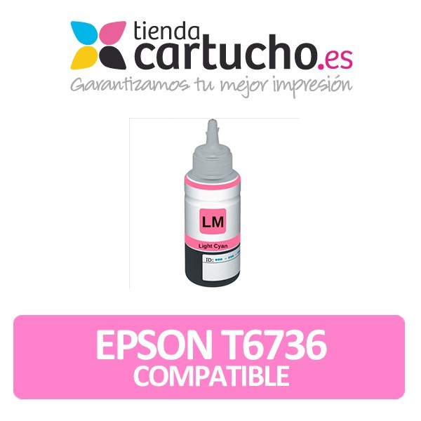 Cartucho de tinta Epson T6736 magenta light compatible