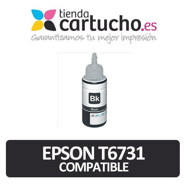 Cartucho de tinta Epson T6731 negro compatible