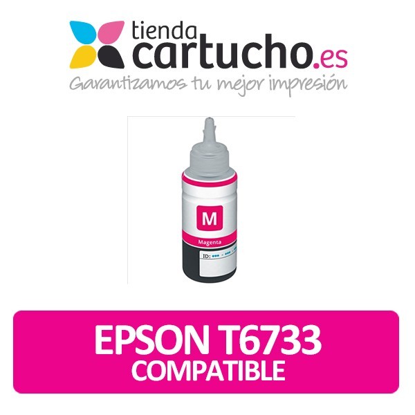 Cartucho de tinta Epson T6733 magenta compatible