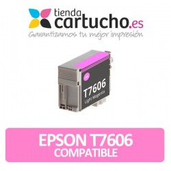 Cartucho de tinta Epson T7606 magenta light compatible