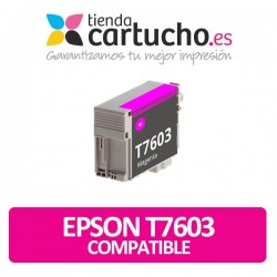 Cartucho de tinta Epson T7603 magenta compatible