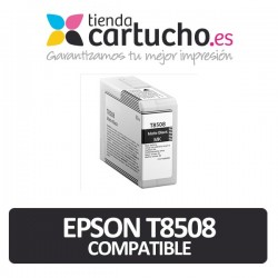 Cartucho de tinta Epson T8508 negro mate compatible