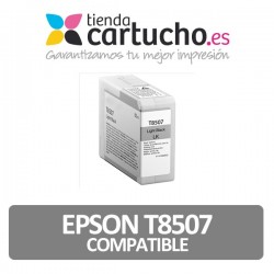 Cartucho de tinta Epson T8507 negro light compatible