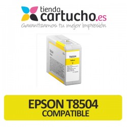 Cartucho de tinta Epson T8504 amarillo compatible
