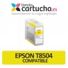 Cartucho de tinta Epson T8504 amarillo compatible