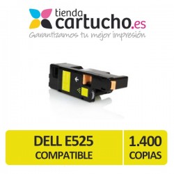 Toner Amarillo Dell E525W Compatible (593-BBLV/MWR7R/3581G)