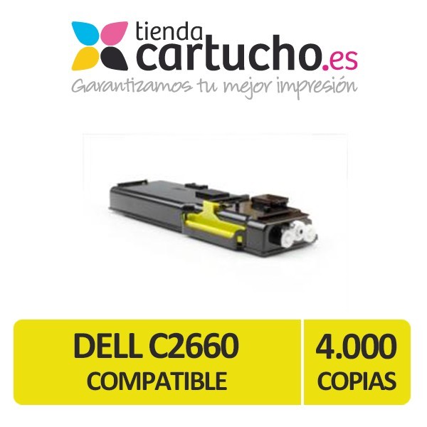Toner Amarillo Dell C2660DN/C2665DNF Compatible (593-BBBR/2K1VC/YR3W3)