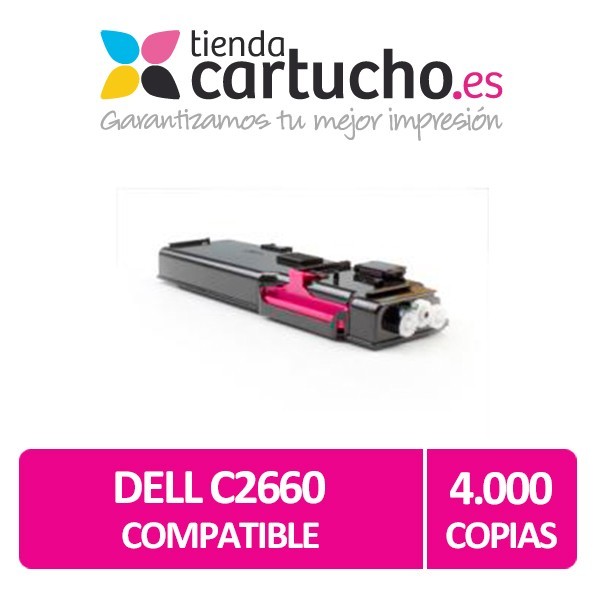 Toner Magenta Dell C2660DN/C2665DNF Compatible (593-BBBS/V4TG6/VXCWK)