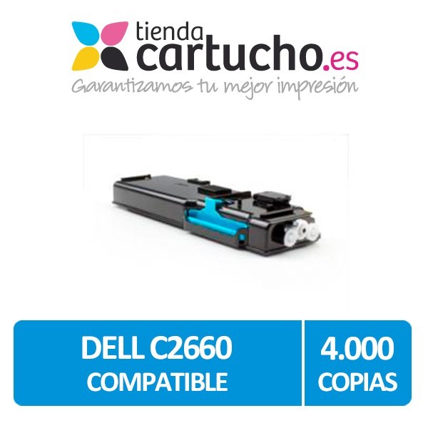 Toner Cyan Dell C2660DN/C2665DNF Compatible (593-BBBT/488NH/TW3NN)