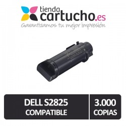 Toner Negro Dell H625CDW/H825CDW/S2825CDN Compatible (593-BBSB)