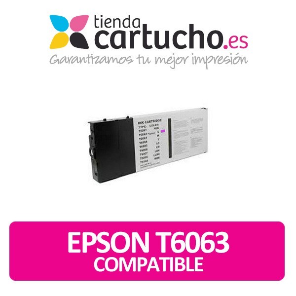 Cartucho de tinta Epson T606300 magenta compatible