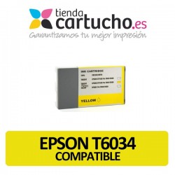 Cartucho de tinta Epson T603400 amarillo compatible