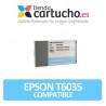 Cartucho de tinta Epson T603500 cyan light compatible