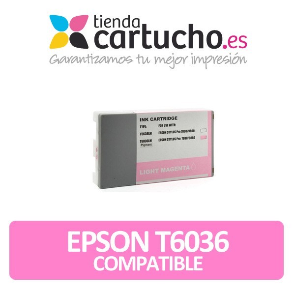 Cartucho de tinta Epson T603600 magenta light compatible