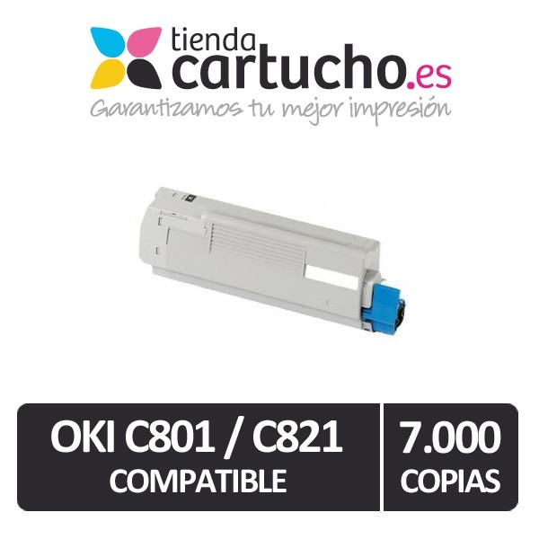 Toner OKI C801 / C821 Compatible Negro