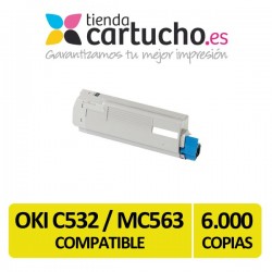Toner OKI C532 Compatible Amarillo