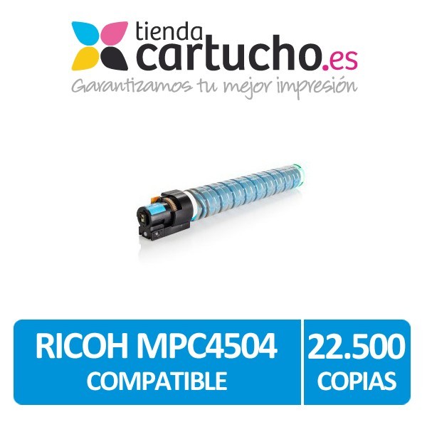 Toner Ricoh MPC4504 Cyan Compatible