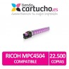 Toner Ricoh MPC4504 Magenta Compatible