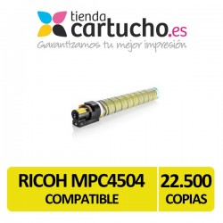 Toner Ricoh MPC4504 Amarillo Compatible