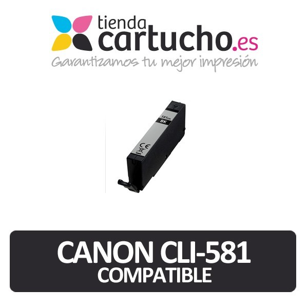 Canon CLI-581 Compatible Negro