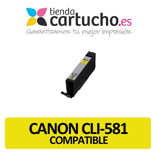 Canon CLI-581 Compatible Amarillo