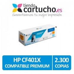 Toner HP CF401X (201X) Compatible Premium Cyan