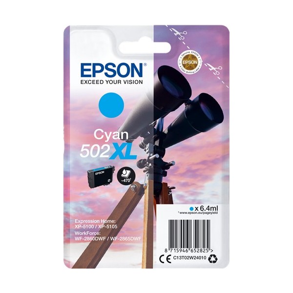 Epson 502XL Negro Original (C13T02W14010)