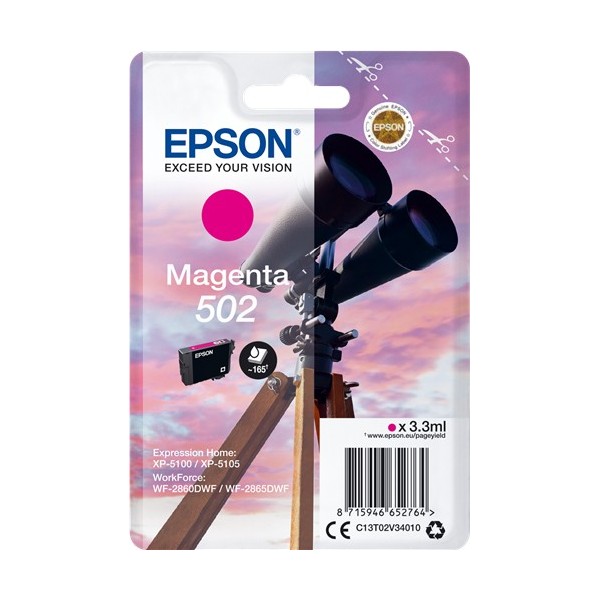 Epson 502 Cyan Original (C13T02W24010)