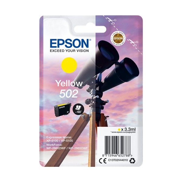 Epson 502XL Amarillo Original (C13T02W44010)