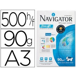 Papel fotocopiadora navigator din A3 90 Gramos 500 Hojas.