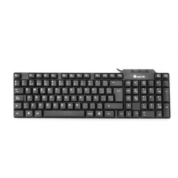 Teclado NGS Funky con cable conexion usb funcion plug&play 104 teclas