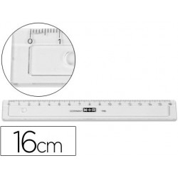 Regla m+r 16 cm plastico...