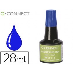 Tinta tampon q-connect azul...