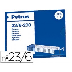 Grapas petrus nº 23/6 -caja...