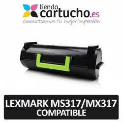 Toner Lexmark MS317/MX317 Compatible Sustituye Tóner Original Lexmark 51B2000 