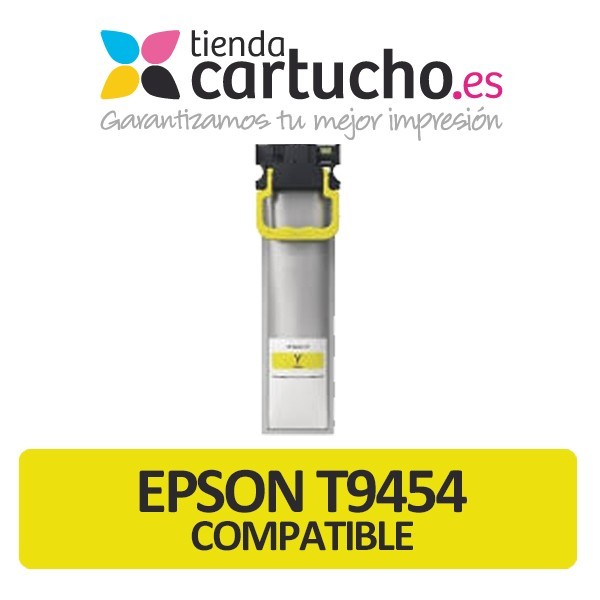 CARTUCHO EPSON T9454 AMARILLO COMPATIBLE TINTA PIGMENTADA