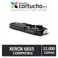 Toner Negro XEROX WORKCENTRE 6655 Compatible 106R02747