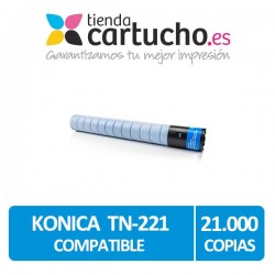 KONICA MINOLTA TN 221 CYAN COMPATIBLE 