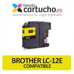 Cartucho Amarillo Brother LC-12E Compatible