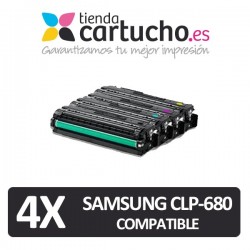 PACK 4 SAMSUNG CLP 680