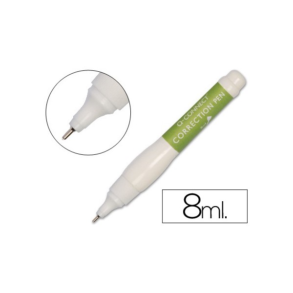 CORRECTOR Q-CONNECT LAPIZ 8 ML PUNTA METALICA 