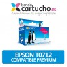 Cartucho Epson T0712 Compatible Premium Cyan